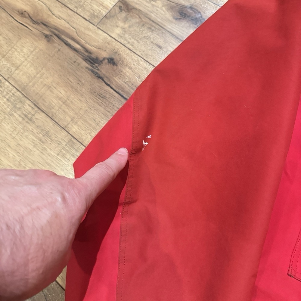 Patagonia Men's Gore-Tex‎ Rain Jacket Red Parka Shell Full Zip Size XL - Picture 8 of 16